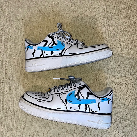Custom Air Force Ones (Women's 9.5 / Mens 8 !!) - Picture 2 of 10